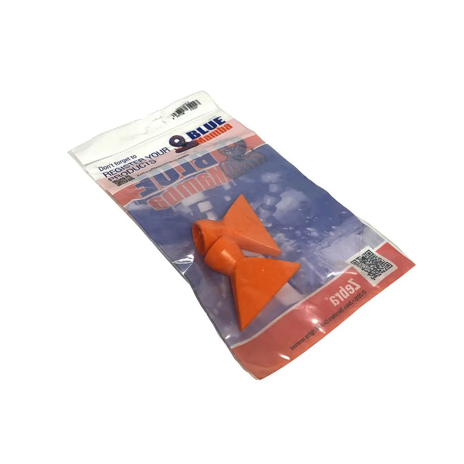 BLUE Mamba 2.5" Flare Nozzle - Zebra Skimmers Store