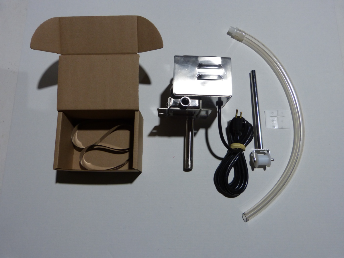 Zebra stainless steel belt oil skimmer - back